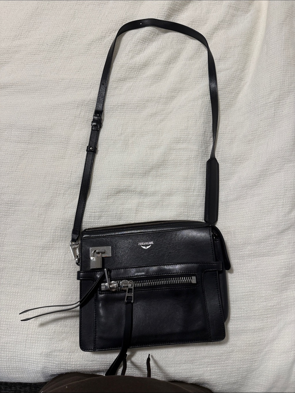 Zadig & Voltaire Black Leather Crossbody